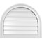 Ekena Millwork Round Top Surface Mount PVC Gable Vent: Functional, w/ 2"W x 1-1/2"P Brickmould Frame, 24"W x 20"H GVPRT24X2002SF - alternate 1